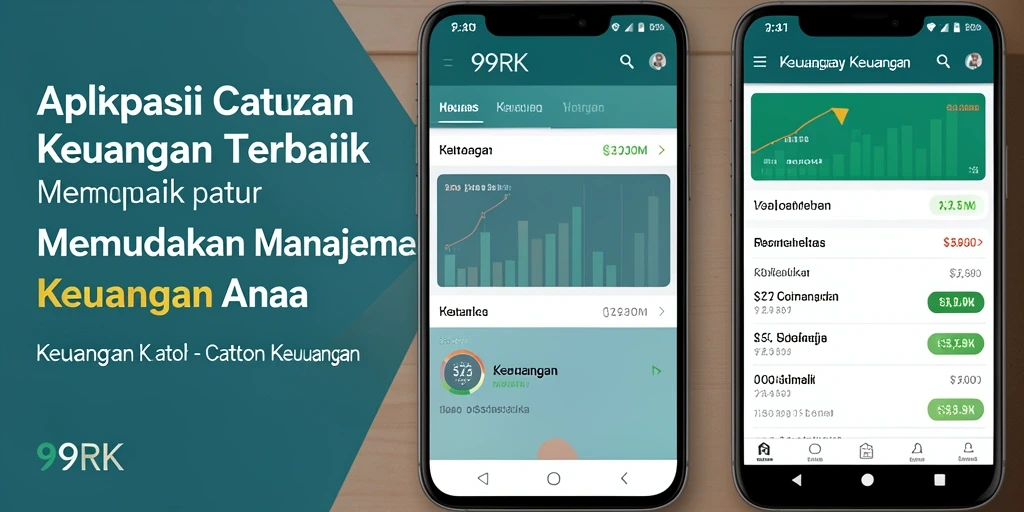 Antarmuka aplikasi 99RK untuk Catatan Keuangan yang user-friendly.