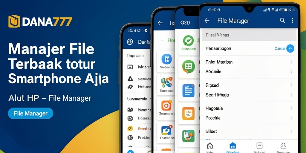 Antarmuka intuitif DANA777 untuk manajemen file yang mudah.