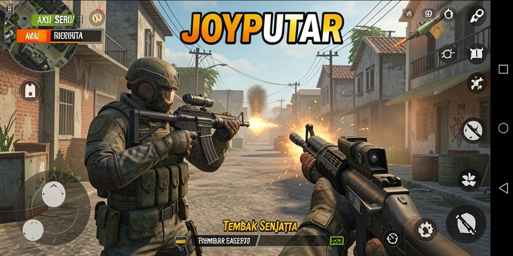 Tampilan antarmuka JOYPUTAR yang menarik dan interaktif.