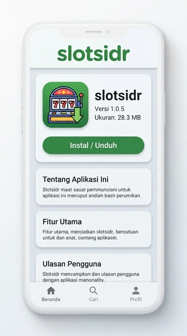 Unduh APK slotsidr untuk Pengguna Android di Indonesia